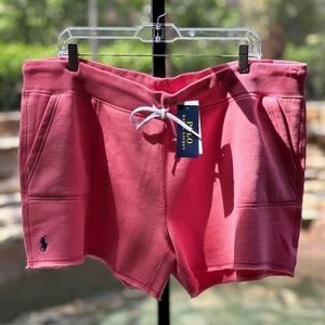 POLO RALPH LAUREN WOMENS COTTON BLEND FLEECE SHORTS (XXL)